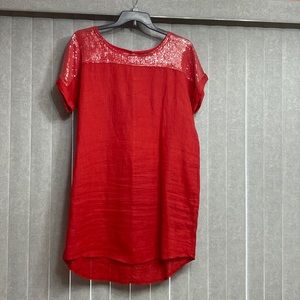 LUGO LARNO LINEN DRESS size XL